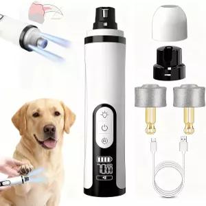 2개의 LED 조명과 3단 2000마하 배터리 전문가용 조용한 무 발 그루밍 및 스무딩으로 업그레이드된