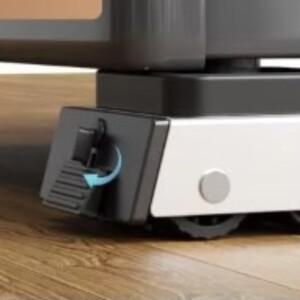 2피스 24 휠 세탁기베이스 홀더 조정 가능 이동식 냉장고 범용 360 ° 회전 가구 도구