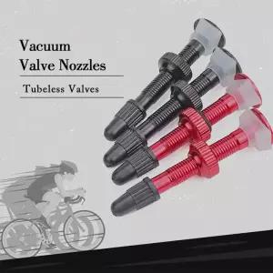 BOLANY 1PCS 자전거 밸브 40mm/60mm 도로 진공 노즐 튜브리스 타이어 코어 알루미늄 합금 액세서리
