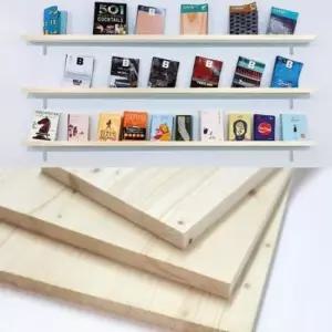 [생활] 원목 벽걸이선반 벽선반 중 진열 인테리어