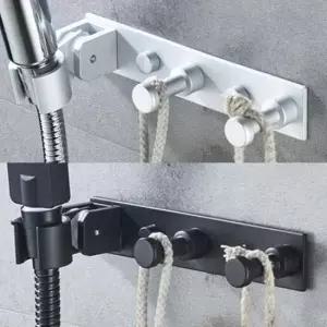 [생활] 알루미늄 모던 샤워걸이 샤워기 헤드걸이 Z17021