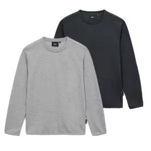 네파 남성 가을겨울 멜란지 긴팔 라운드 티셔츠맨투맨 7K553662306949