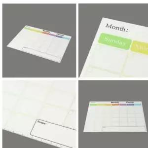 [문구/오피스] 냉장고 스케줄 월간 캘린더 2026년 달력 칠판 먼슬리 자석 붙이는 화이트보드