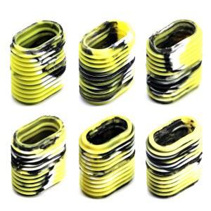 SAMSFX 고무 낚시 릴 손잡이 미끄럼 캐스터 방적 또는 미끼 릴용 주조 방지 커버