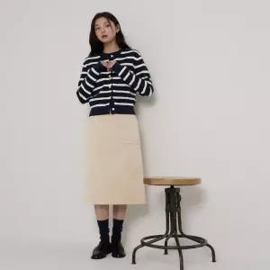 [백화점정품] 26년NEW 빈폴레이디스 빈폴 BEANPOLE 치노 미디 스커트 - 베이지BF6227C23A