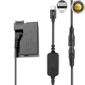 ACK-E8 USB-C 전원 어댑터 DR-E8 더미 배터리 외부 LP-E8 Canon EOS Rebel T5i Kiss X7