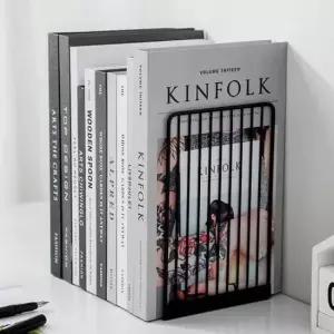 [문구/오피스] 철제 L자 책 정리 북엔드 블랙 서재 고정물품 책서랍 정리하기