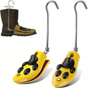 카우보이 부츠용 부츠 스트레처 넓은 발용 신발 주름 보호대가 있는 조절 가능한 익스팬더