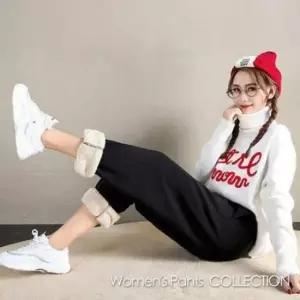 기모조거팬츠 겨울 융털 조커바지 밴딩 트레이닝 겨울조거팬츠 조거