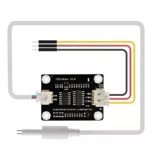 TDS 미터 V1.0 Arduino ESP32 Raspberry Pi와 호환되는 순도 여과 수경법용 수질 센서 디지털 테스터