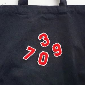 의류 숫자형 패치 자수 와펜 빨강색