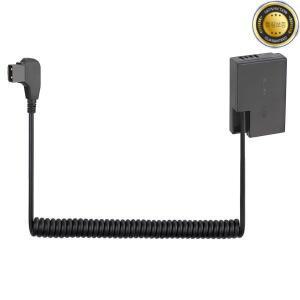 D-TAP 커플러-ACK-E18 DR-E18 LP-E17 Canon EOS R10 RP 200D 77D 용 더미 배터리