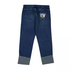 매장정품 CREAM SODA LAB 크림소다랩 더블제이디 파쿠 X 햇캣 롤업 레귤러 핏 데님 팬츠 CFZK80P003 112051