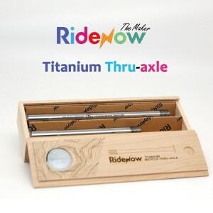 Ridenow 자전거 티타늄 스루 액슬 초경량 리어 허브 포크 샤프호환트