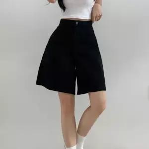 [신상오픈런]여성 하이웨스트 스판 와이드핏 A라인 반바지 (38292984)