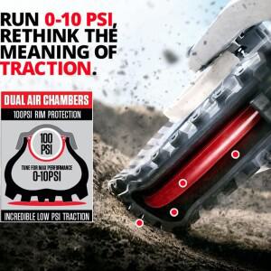 바이크 오토바이용 소형 빨간색 타이어  산림/밭길용 특수 저압 이너튜브 (펑크 방지)