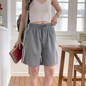 [신상오픈런]여성 레이스 밴딩 숏팬츠 4부 여름 트레이닝 반바지 (36231604)