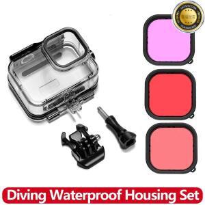 히어로 131211109 방수 케이스 하우징 다이빙 수중 쉘 고프로 13 12 11 10 9 블랙 액션 카메라 액세서리