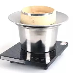 감자찜기 만두 딤섬 떡찌기용 스텐 찜냄비 찜기