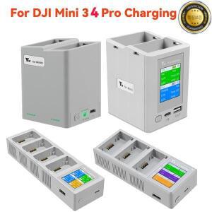 DJI 미니 4 프로 배터리 충전기 3 액세서리 시리즈 양방향 허브 듀얼 급속