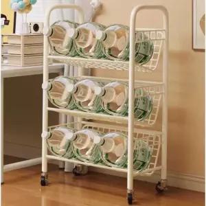 이동식 책꽂이 북트롤리 2단 3단 4단 북카트 정리함 북웨건