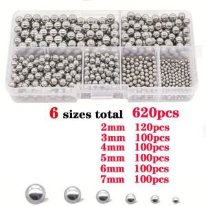 베어링 볼 세트 304 스테인레스 스틸 비즈 고정밀 롤러  솔리드 직경 2mm~7mm