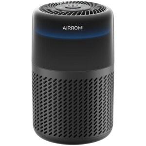 침실 및 가정용 에어로미 헤파 공기청정기 반려동물용 반려동물 냄새 제거 고양이 쓰레기 먼지 향기가 있는 조용한 방 360 A2005 블랙 DS-4G DS-ES