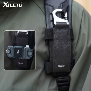 XILETU 카메라 퀵 릴리스 카라비너 소니호환/DSLR/액션캠용 백팩 클립 키트 탈착 버클 지원 휴대용 마운트