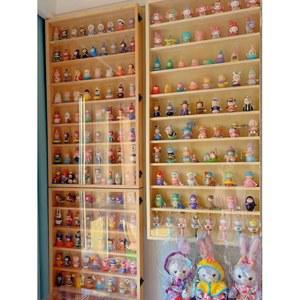 벽걸이형 가챠케이스 진열 피규어진열대 5단 40cm 장식 월콜 블랙