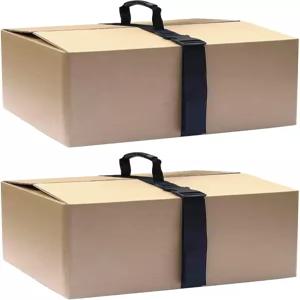 손잡이가 달린 스트랩 무거운 케이스 식료품 수하물의 안전한 이동 및 들어 올리고 운반할 수 있는 2팩