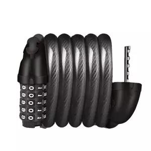 5자리케이블자물쇠 자전거자물쇠 와이어락 번호키잠금장치 튼튼한