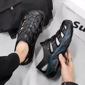 남자 스트림 아쿠아슈즈 경량 컷아웃 스타일리쉬 여름 물놀이