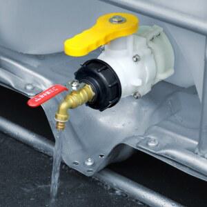 볼 밸브 하수구 주방 공구 핸들 스틸 A PVC 쉬운 50파이프 수도관 역류 돌리기