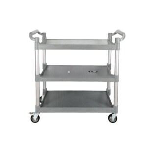 플라스틱써빙카트3단 특 수납장 트레이 이동식