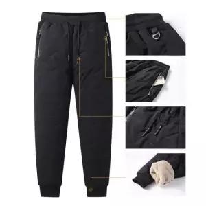 남녀공용 양털 압열 누빔바지/ 겨울 방수 패딩바지/ 낚시 등산