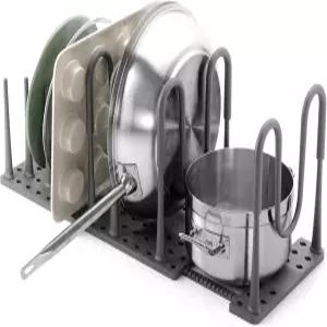 페기 주방 서랍 찬장 정리함 트레이 - 식품 용기 조리기구 서빙웨어 식기류 등을 위한 조절 가능한 보관