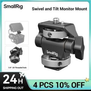 SmallRig 퀵 릴리스 모니터 홀더 카메라 클램프 회전 및 콜드 슈/ARRI/NATO 마운트 2905B가 있는 조정 가능