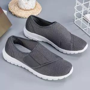 병원용 운동화 슈즈 실내화 신발 산책 부상 용 찍찍이