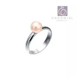 얇은반지 기본 옐로우 진주반지 은반지 실버반지 진주EBS-R-57