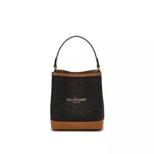 질스튜어트 뉴욕 브라운 로젤라 칠링 패턴 가죽 콤비 버킷백 M JABA5F355W2 국내매장판 1685753