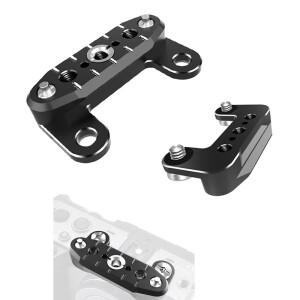 소니호환 FX3/FX30 DSLR 카메라 케이지 마운팅 브래킷 액세서리용 상단 NATO 레일 확장 플레이트 (슬라이딩