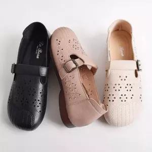 버클 컴포트화 엄마 할머니 여름신발 효도화 단화 URm6+9kOO