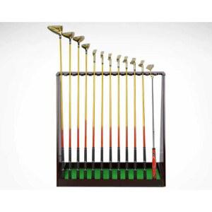 원목 골프채 거치대 홀더 진열대 스탠드 보관함 클럽