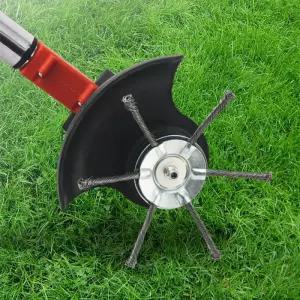 6인치 스틸 와이어 휠 잔디 트리머 헤드 리튬 이온 깎는 기계용 예초기 5mm 구멍 직경