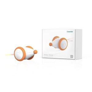 실내 고양이를 위한 치어블 인터랙티브 고양이 장난감, LED 조명이 있는 자동 위키드 마우스 반려동물 용품, 스마트 전기 USB 충전식, 켜기/끄기(노란색)