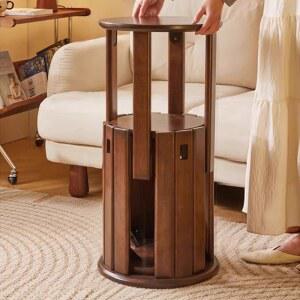 원형의자 스툴 보조의자 수납용 간이의자 예비 합체 다크 4in1 카페 엔틱 벤치 공간활용 4개