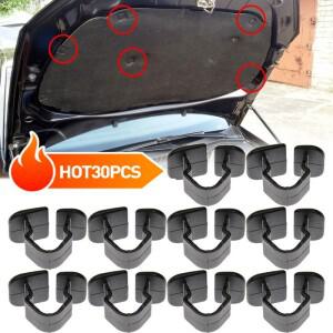 30PCS 버클 자동차 후드 절연 클립 리벳 홀더 폭스 바겐 Passat B5 아우디 호환 플라스틱 나사 액세서리