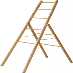 허니 캔두 대나무 옷 건조 사다리 선반 DRI-09387 내추럴