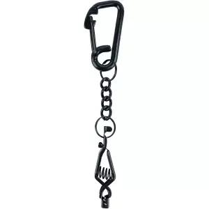 스테인리스 스틸 카라비너 클립이 있는 KUNN 금속 장갑 클립 작업용 장갑용 휴대용 벽걸이용 홀더