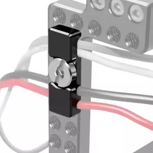 범용 카메라 HDMI 케이블 클램프 DSLR 와이어 잠금 사진 클립 조작 소니 캐논 비디오 모니터 케이지